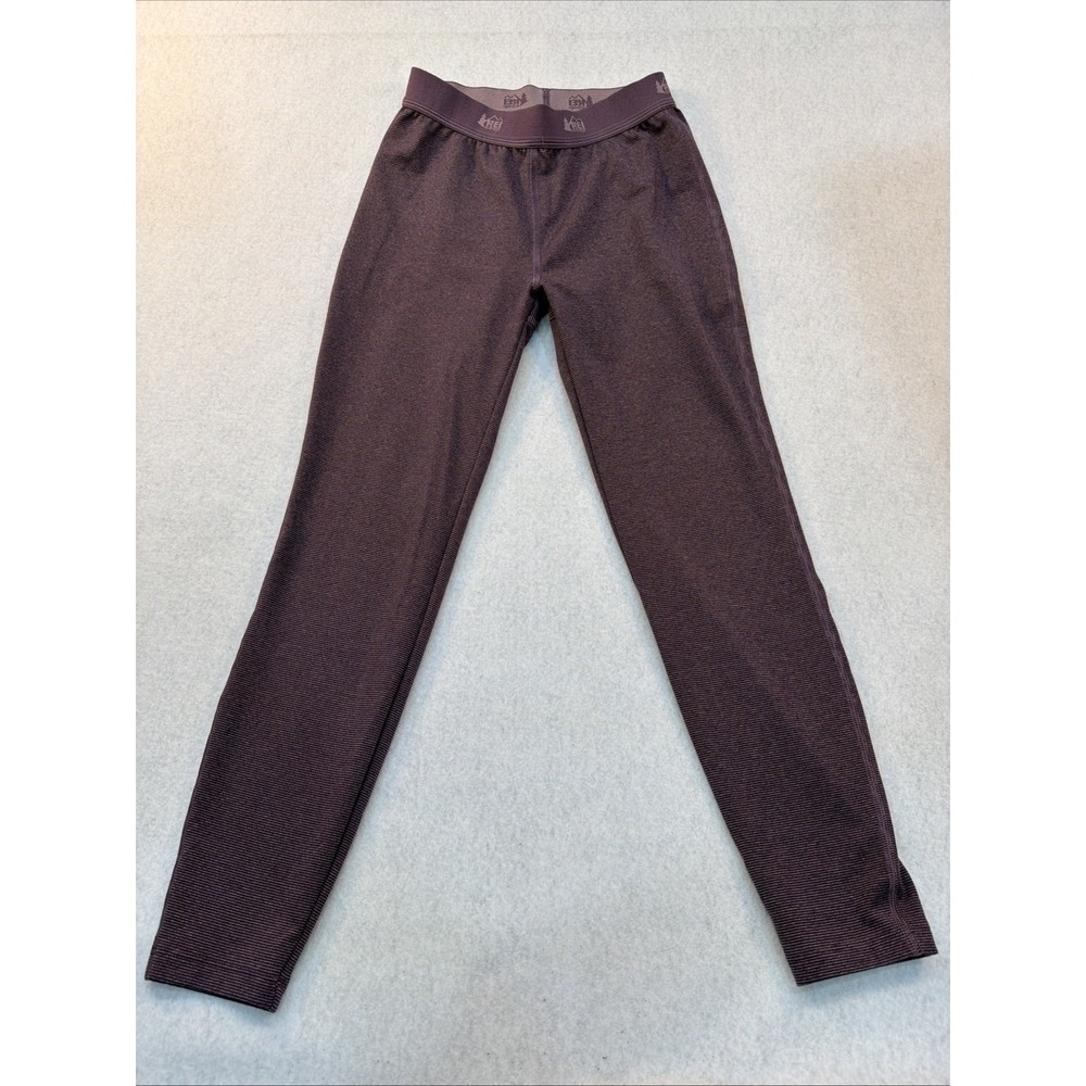 REI Kids Purple Base Layer Leggings Size Small (8) Excellent Condition